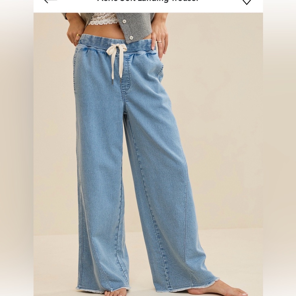 Aerie Wide Leg Fit